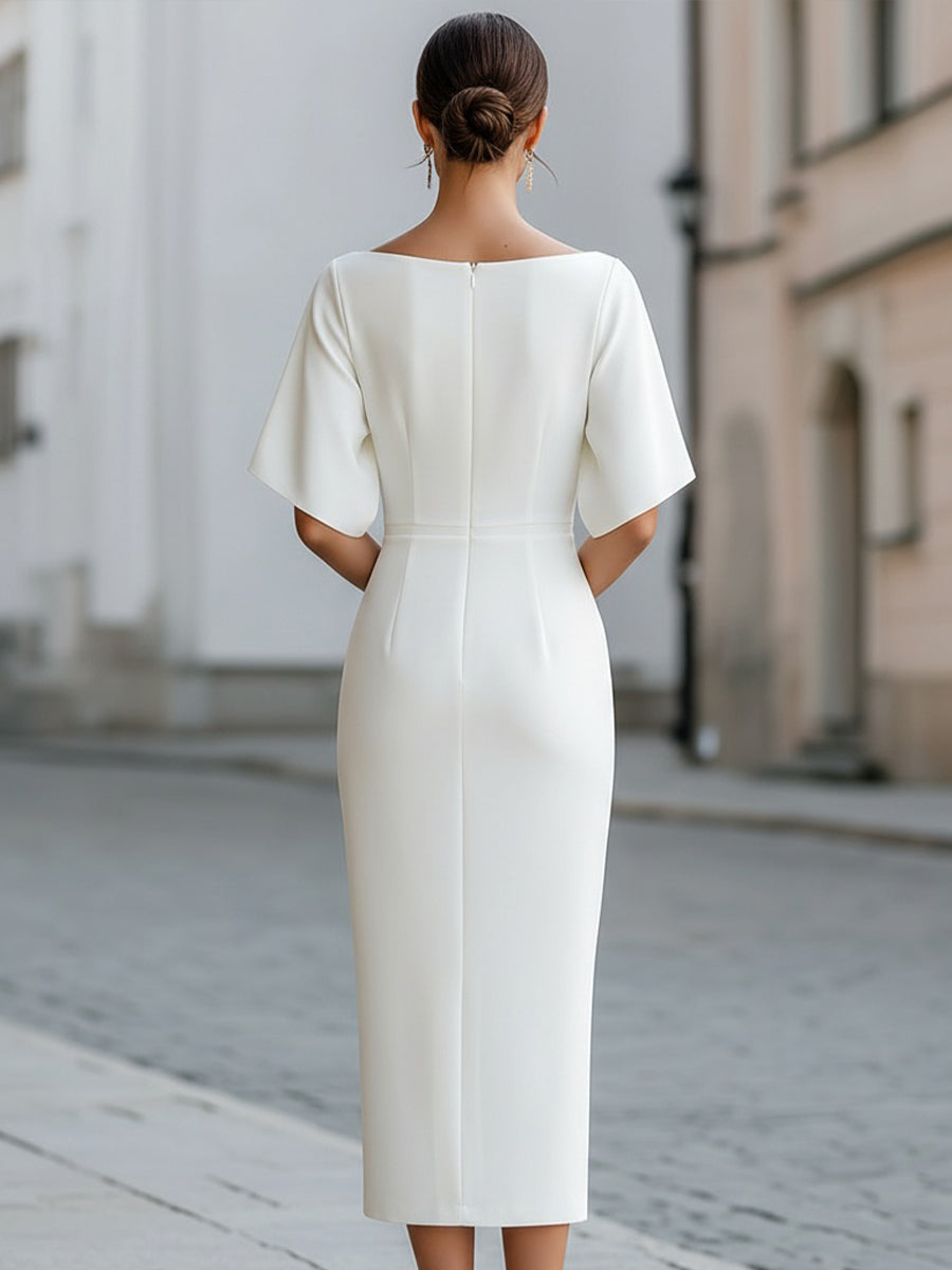 Trendé™ | Elena Elegantes Midi-Etuikleid