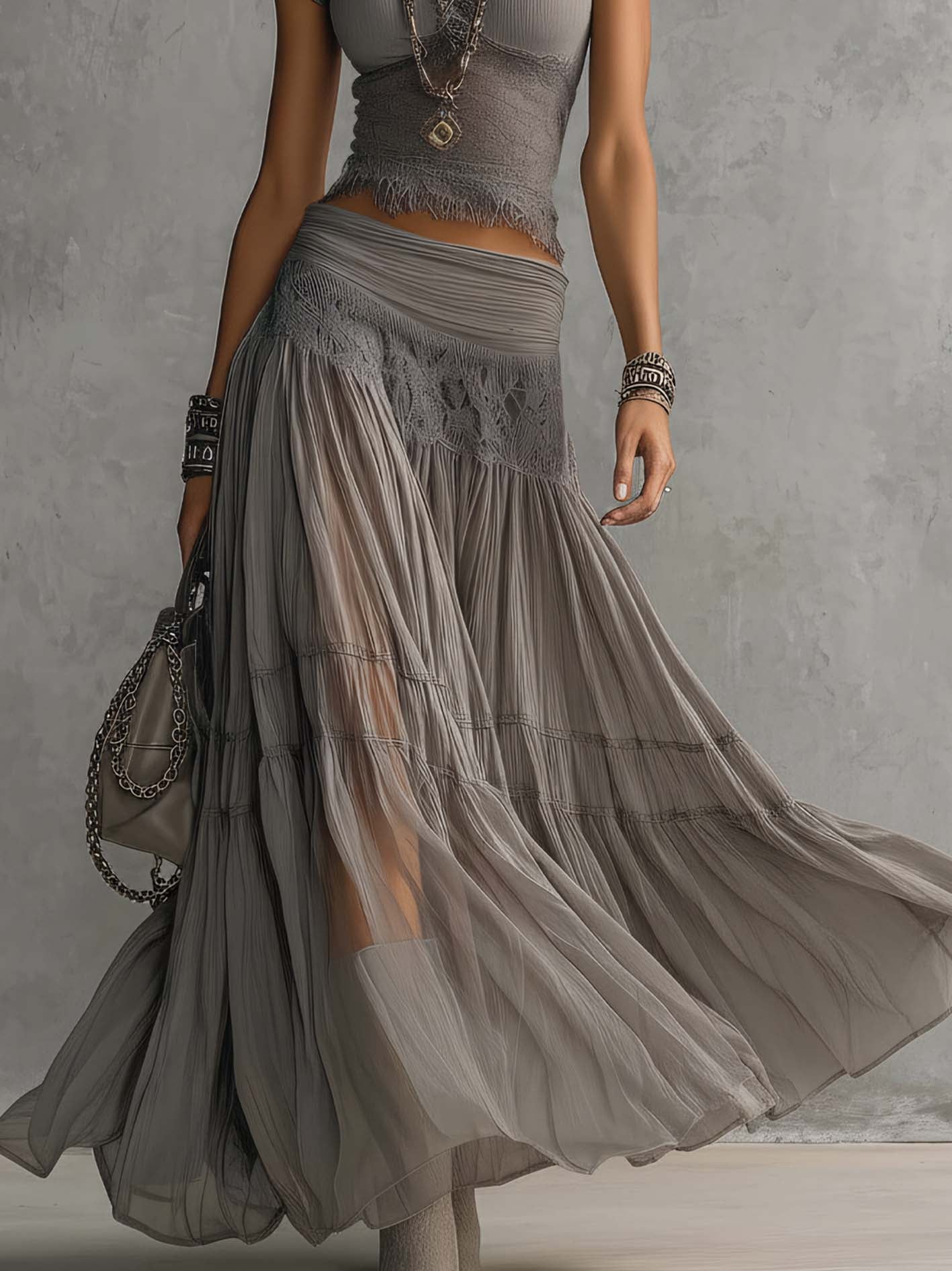 Trendé™ | Caterina Ätherisches Boho-Couture-Set