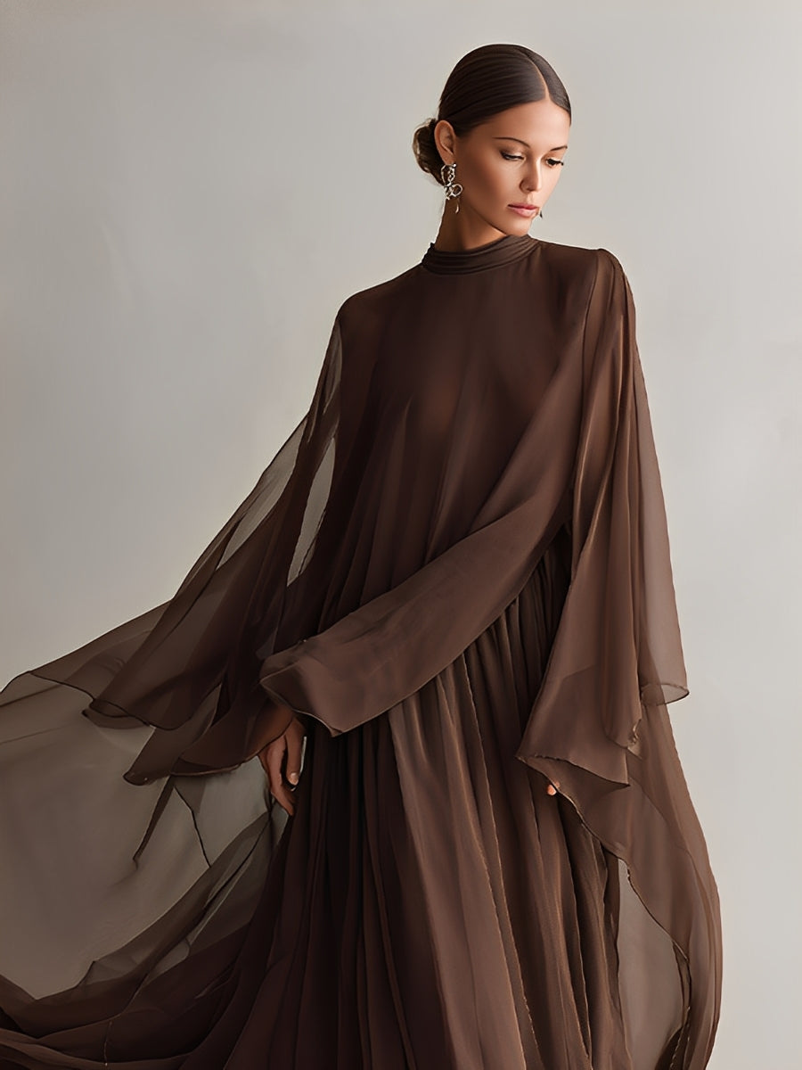 Trendé™ | Joelle Elegantes Chiffon-Maxikleid