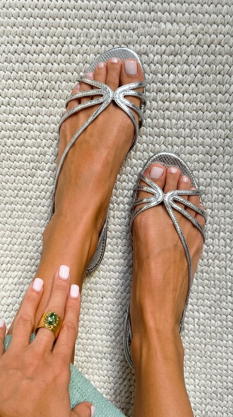 Genf | Goldene Sandalen – Sommerliche Eleganz