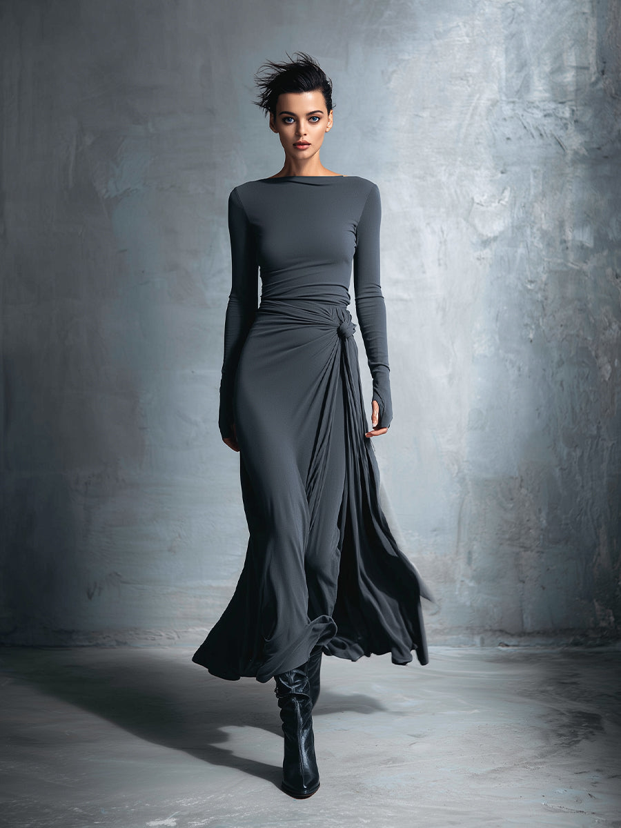 Trendé™ | Corina Maxikleid mit Wickeldetail