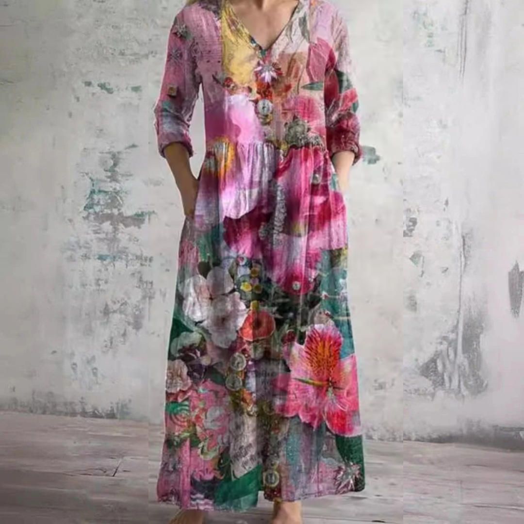 Lynn™ | Florales Sommerkleid