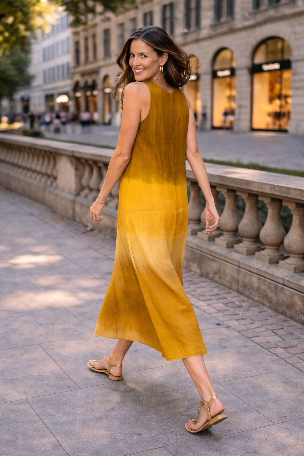 Trendé™ | Sophie Bedrucktes Kleid mit fliessendem Schnitt