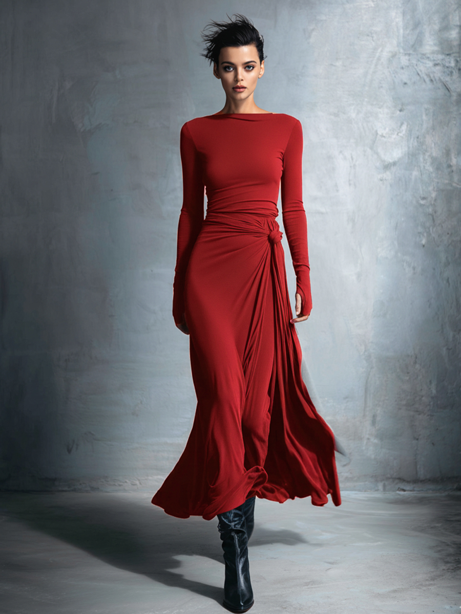 Trendé™ | Corina Maxikleid mit Wickeldetail