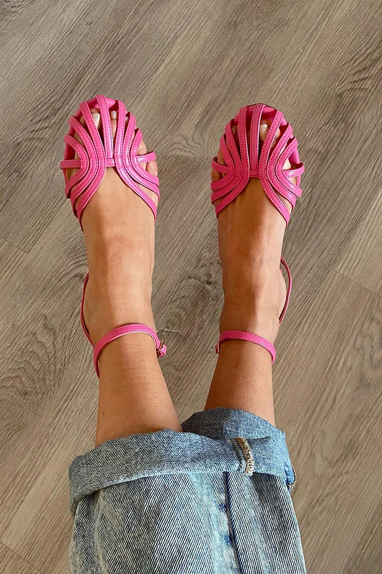 Vittoria | Goldfarbene Schmuck-Sandalen
