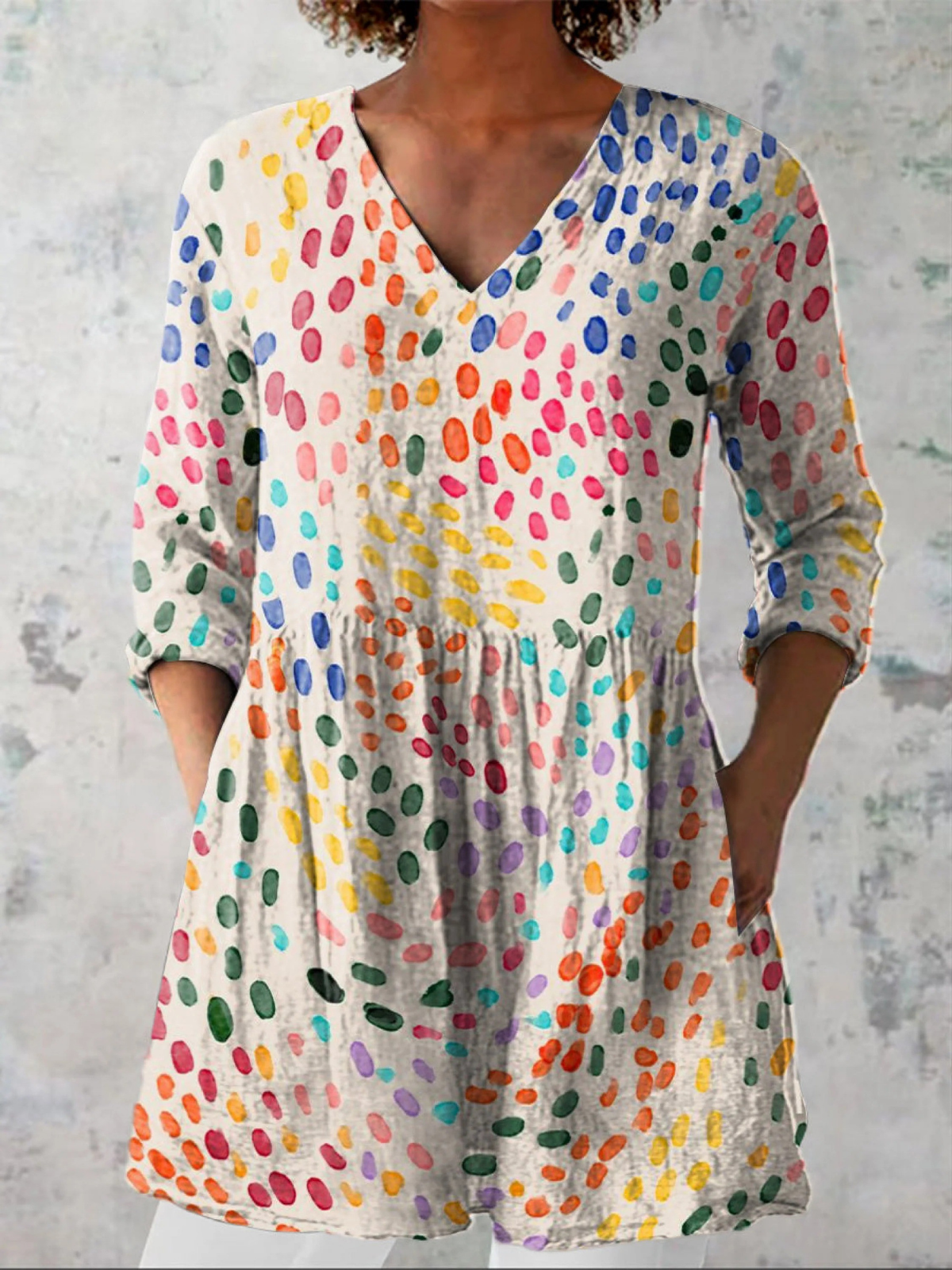 Trendé™ | Louise Elegante lange Bluse