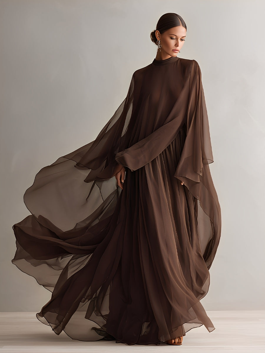 Trendé™ | Joelle Elegantes Chiffon-Maxikleid