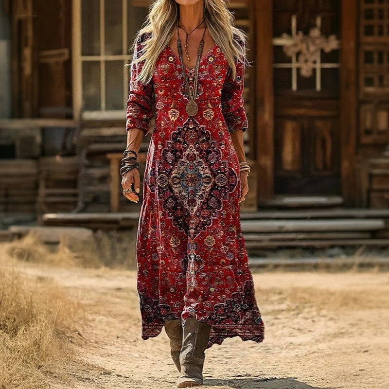 Trendé™ | Samantha Knöchellanges Kleid mit müheloser Eleganz
