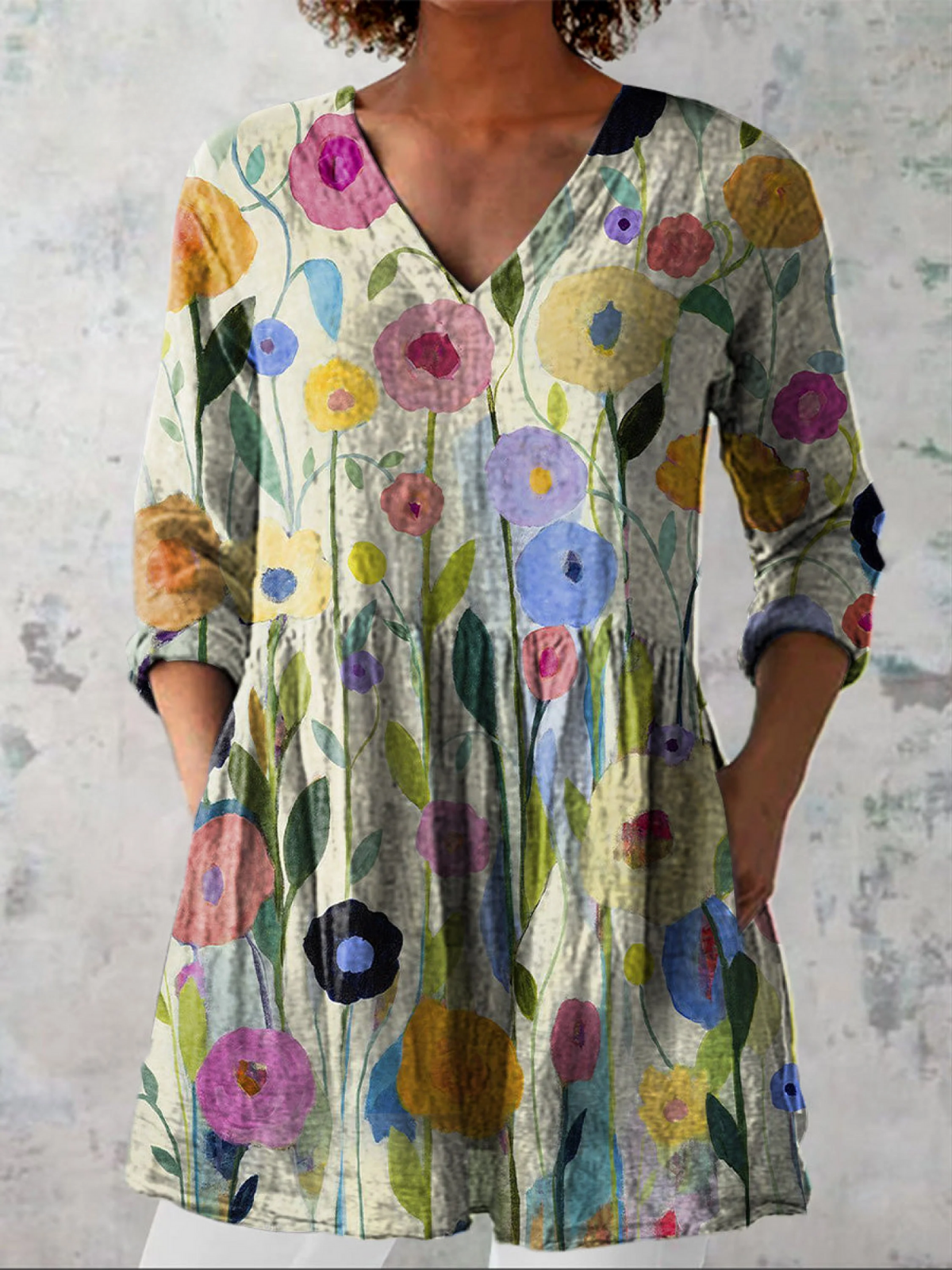 Trendé™ | Marina Elegante lange Bluse