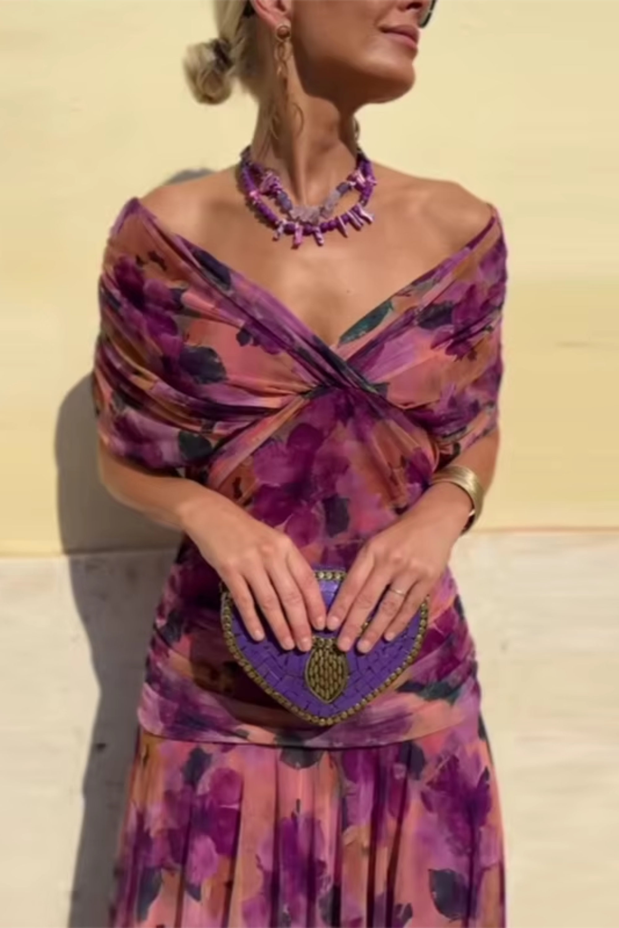 Trendé™ | Hendrika Fliessendes Abendkleid mit femininer Silhouette
