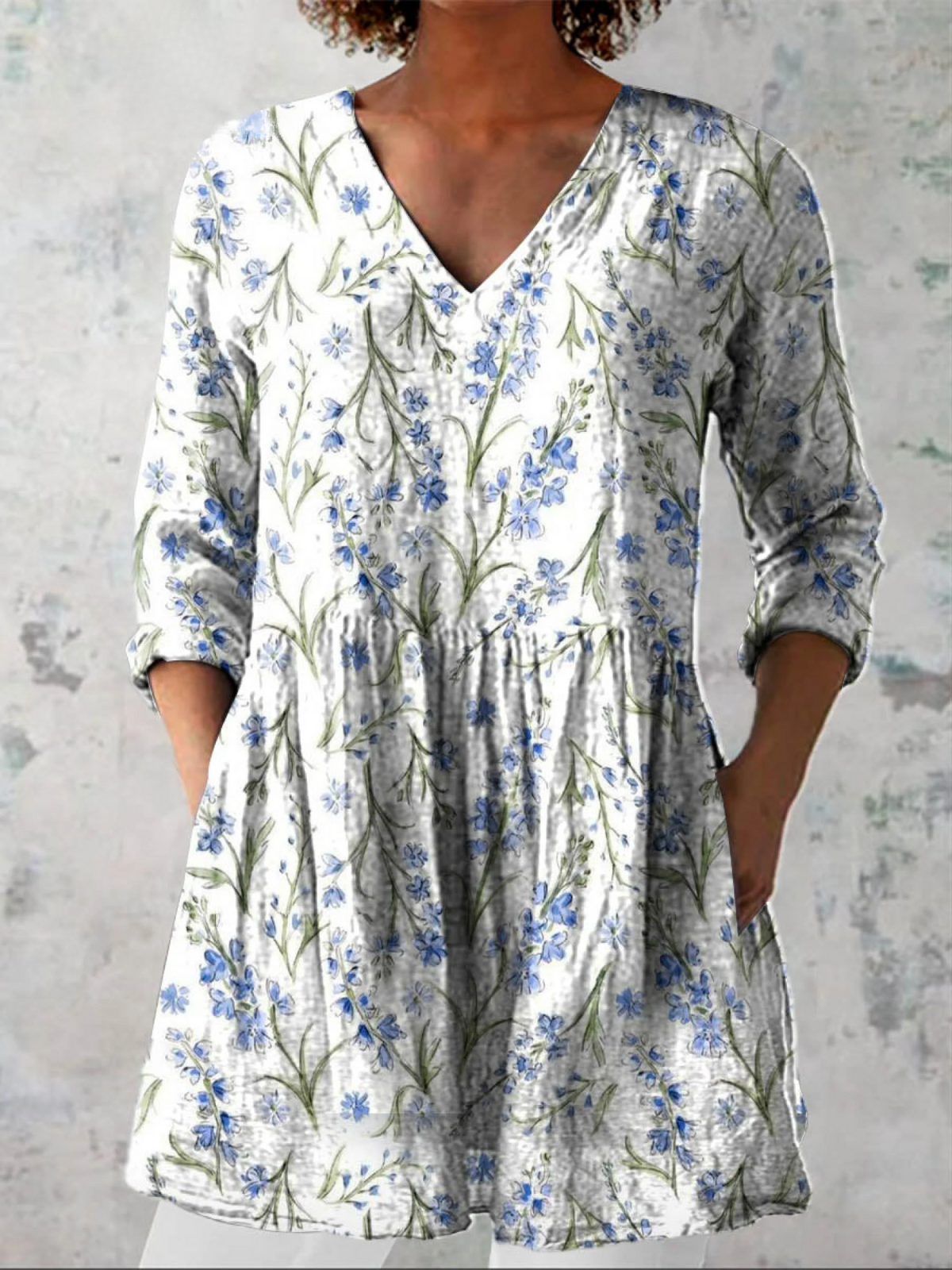Trendé™ | Romane Elegante lange Bluse