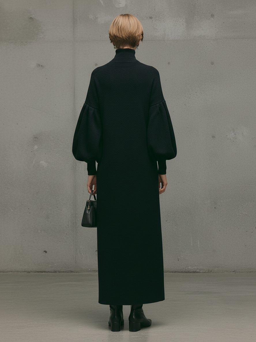 Trendé™ | Cosima Maxikleid mit Rollkragen