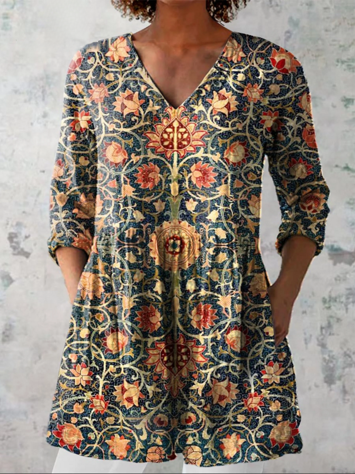Trendé™ | Pauline Elegante lange Bluse