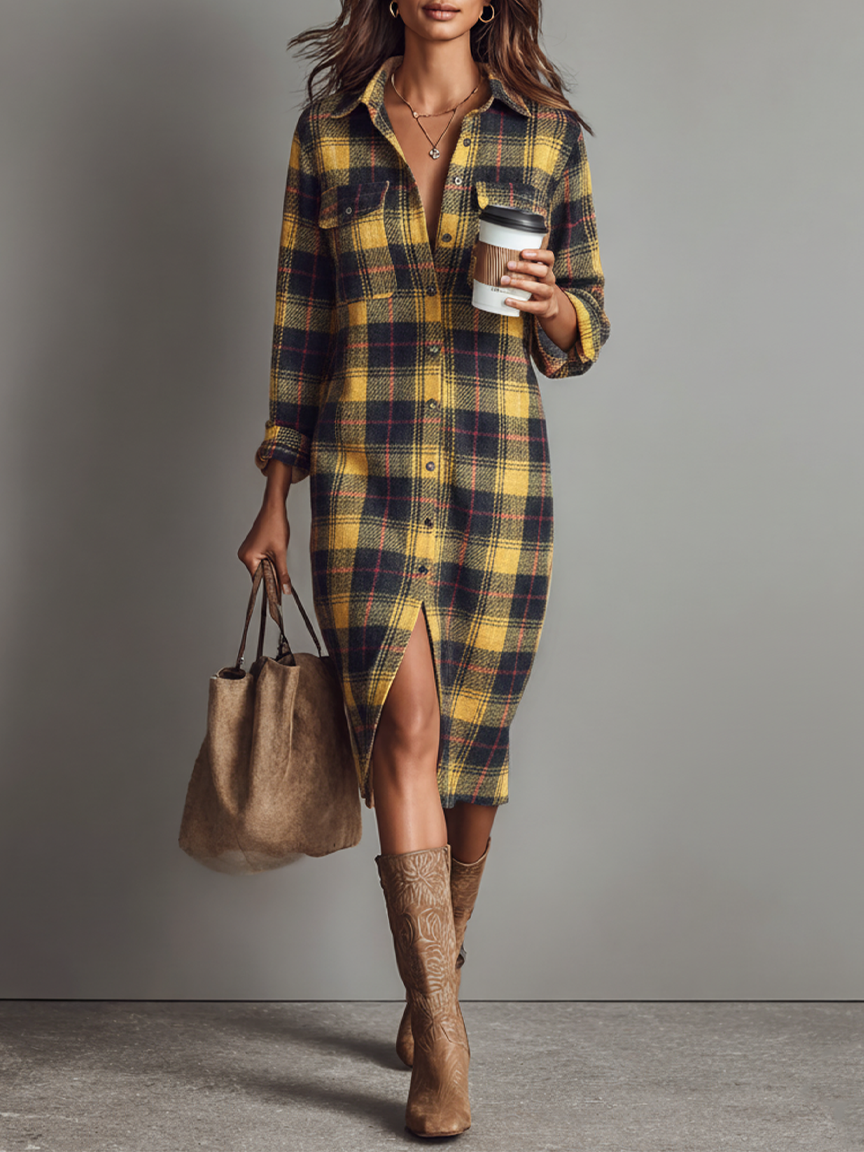 Trendé™ | Sarina Maxikleid mit langen Ärmeln