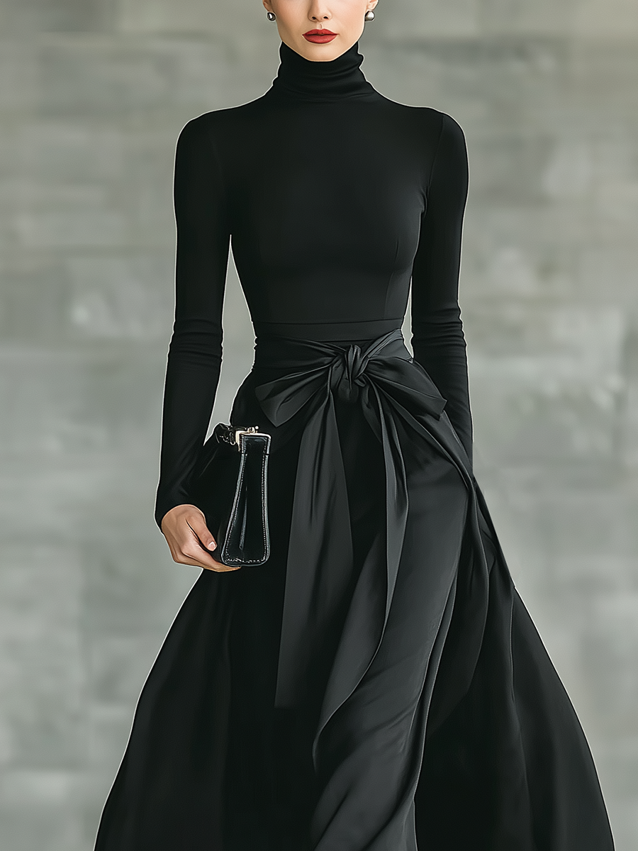 Trendé™ | Soraya Elegantes Satin-Maxikleid