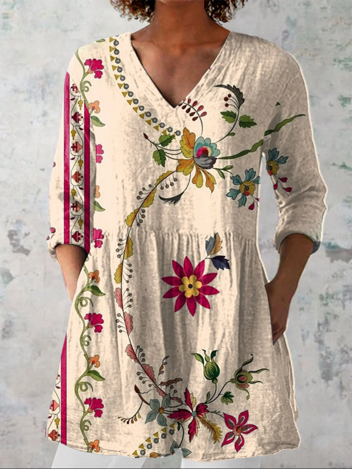 Trendé™ | Valentine Elegante lange Bluse
