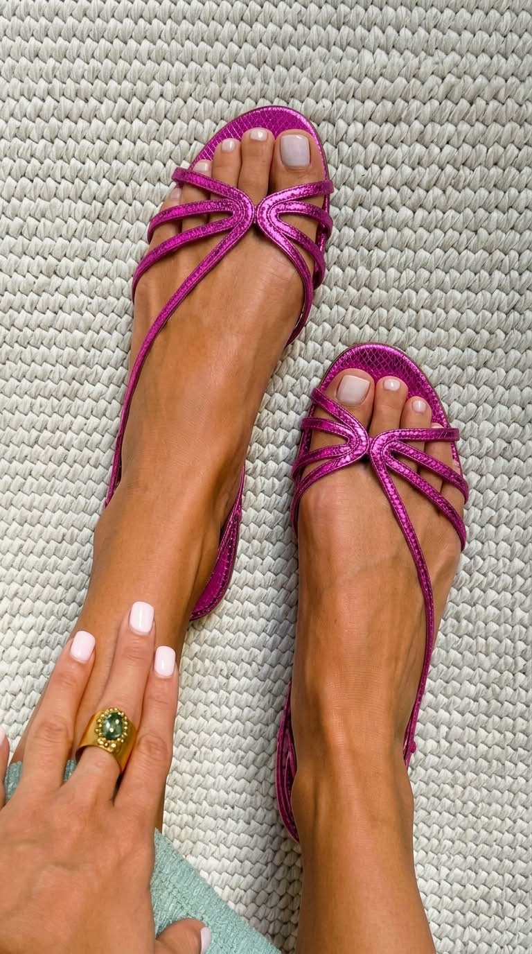 Genf | Goldene Sandalen – Sommerliche Eleganz