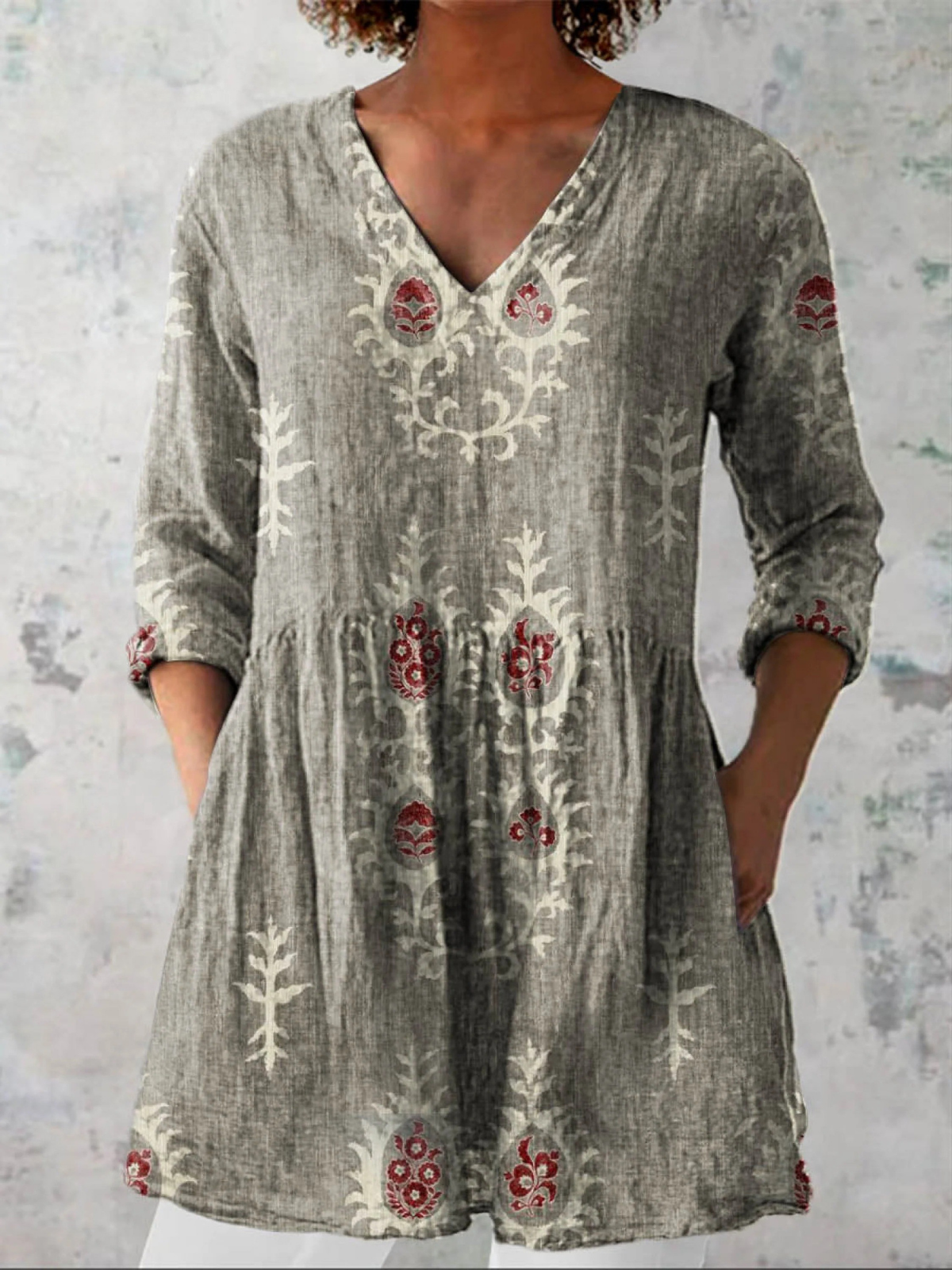 Trendé™ | Camille Elegante lange Bluse