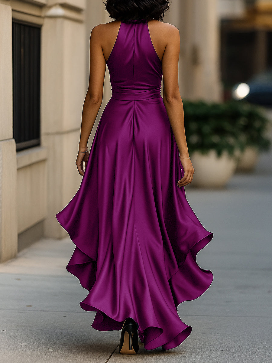 Trendé™ | Valeria Elegantes Satin-Abendkleid