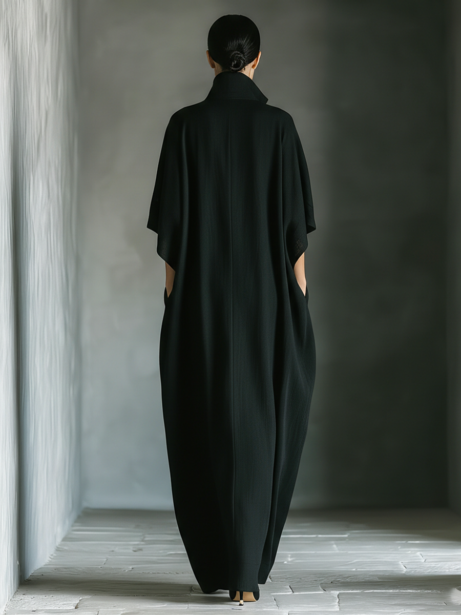 Trendé™ | Melina Baumwollmix-Maxikleid mit Taschen und Oversize-Passform