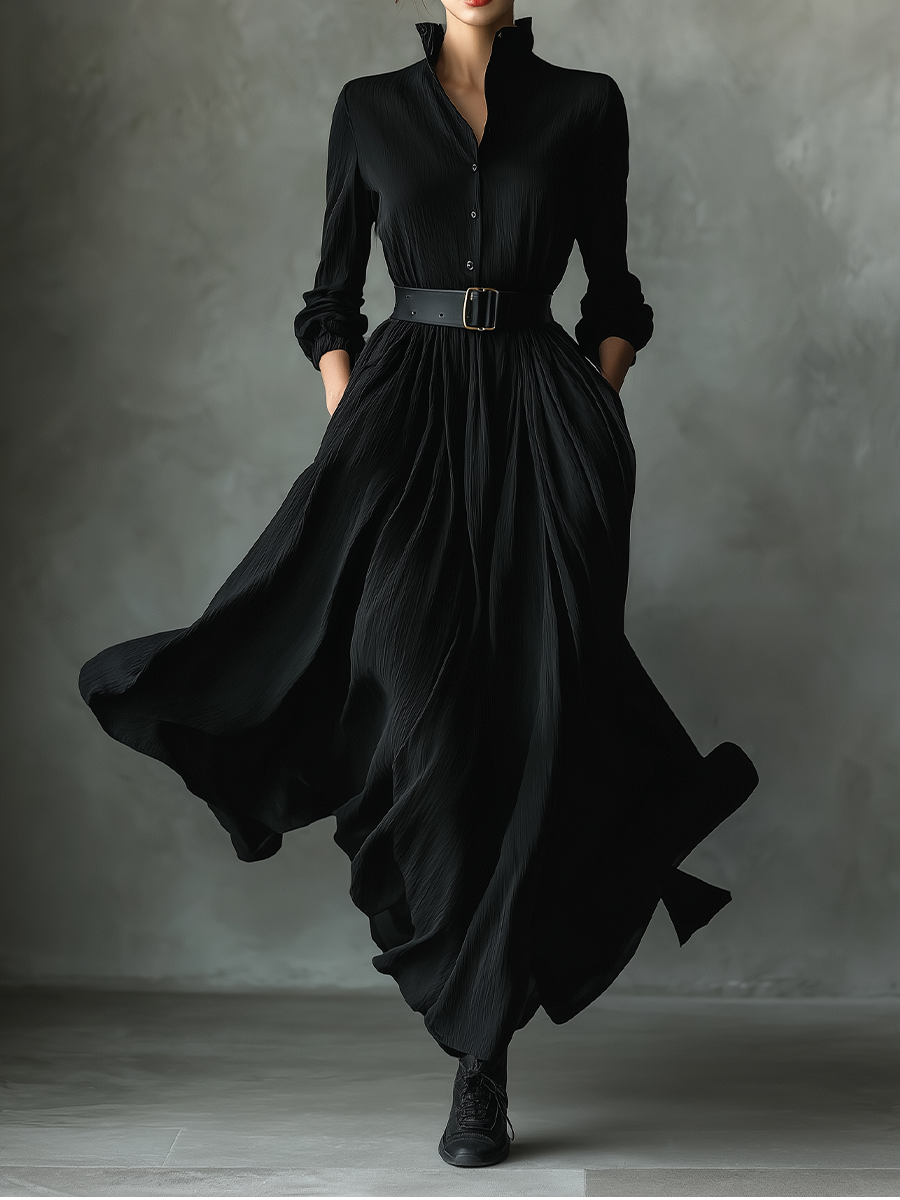 Trendé™ | Bettina Maxikleid mit Plisseefalten