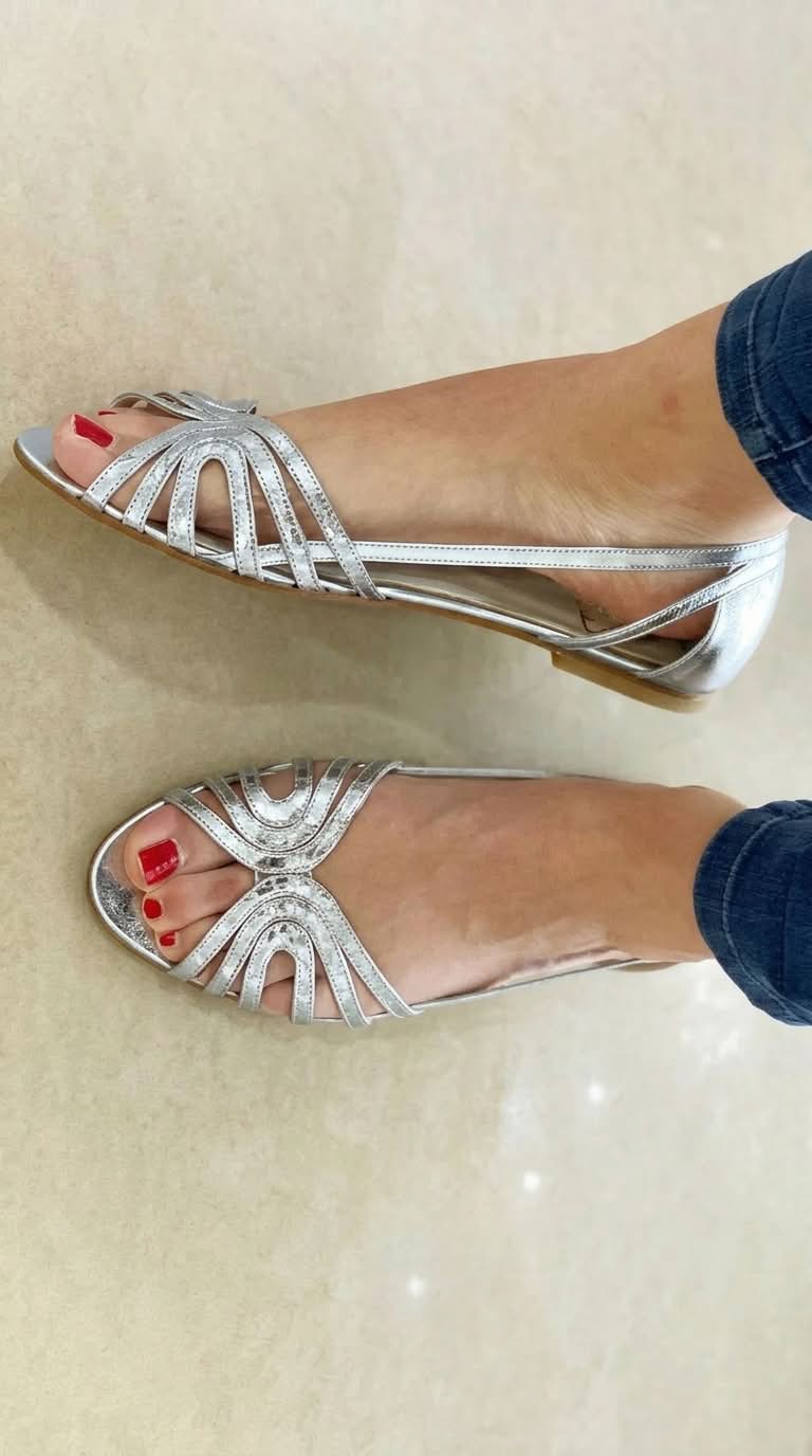 Eleonora | Goldene Sandalen „Luce d'Estate“