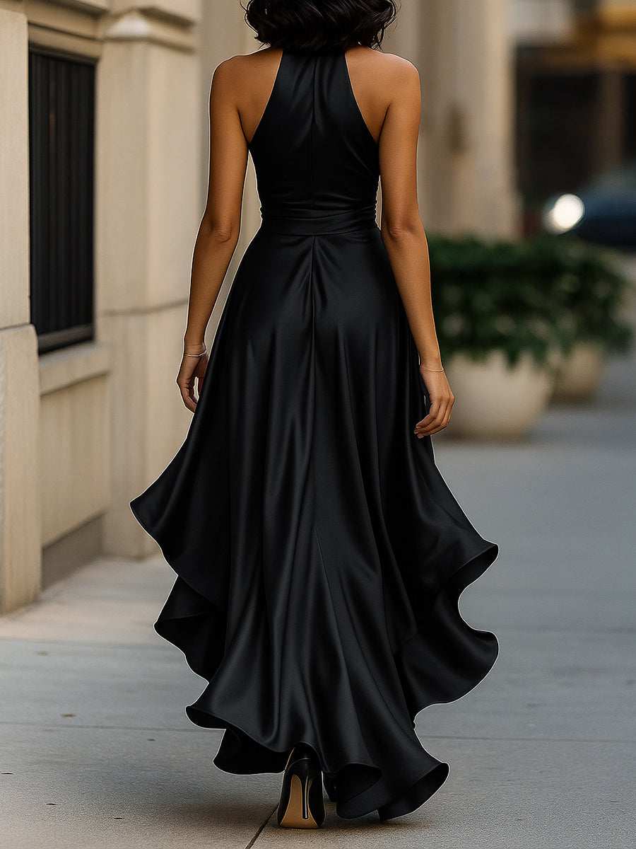 Trendé™ | Valeria Elegantes Satin-Abendkleid
