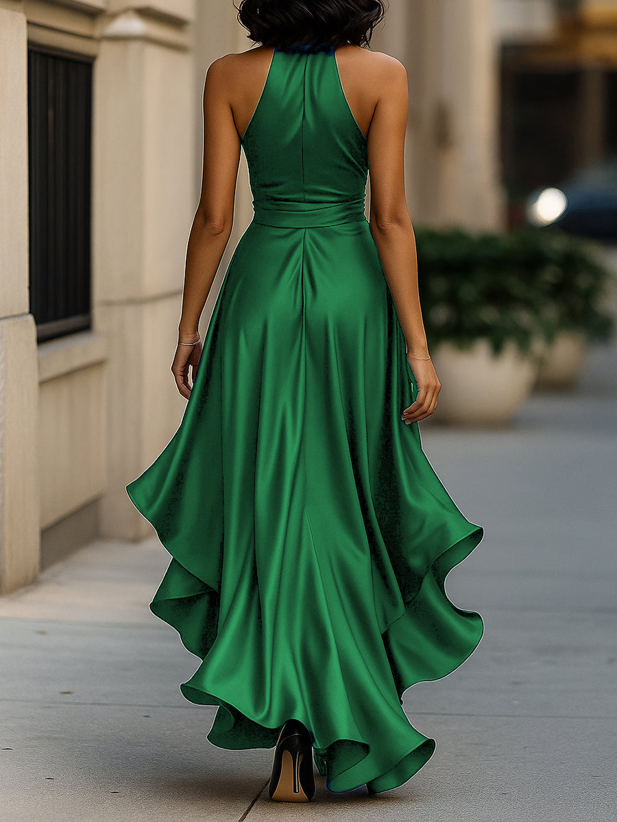 Trendé™ | Valeria Elegantes Satin-Abendkleid