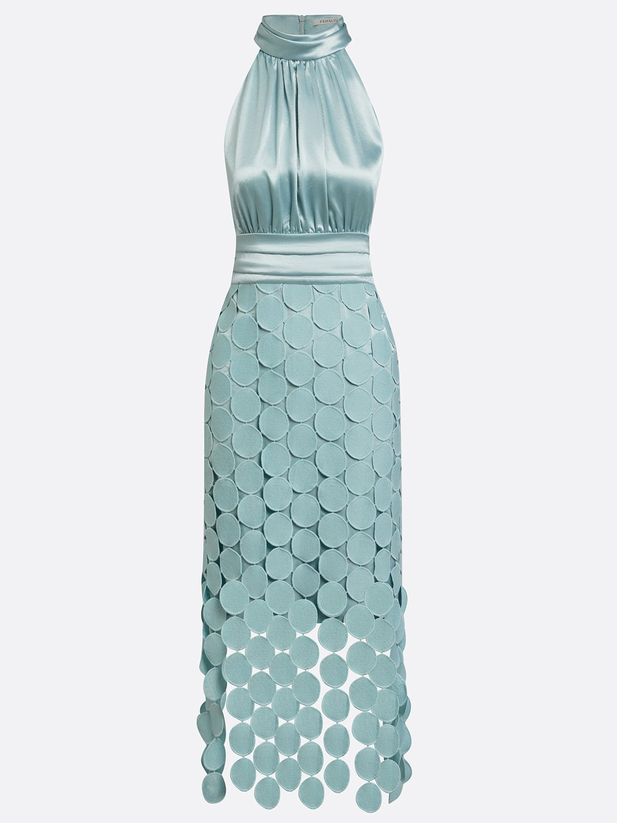 Trendé™ | Serena Elegantes Midi-Kleid mit Halter-Ausschnitt