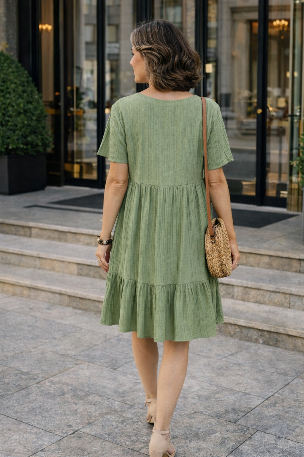 Trendé™ | Carina A-Linien-Kleid mit weichem Fall
