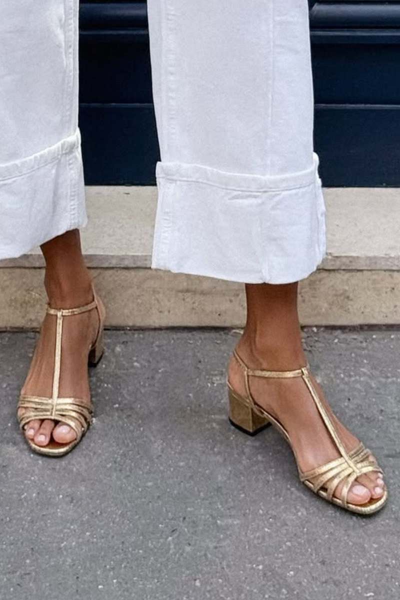 Allegra | Goldene Sandalen – Eleganz für jeden Tag