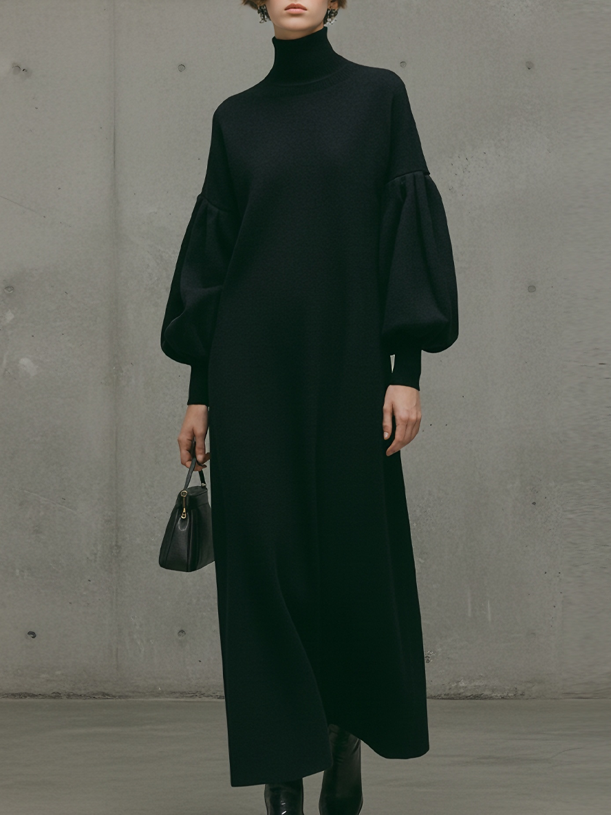 Trendé™ | Cosima Maxikleid mit Rollkragen