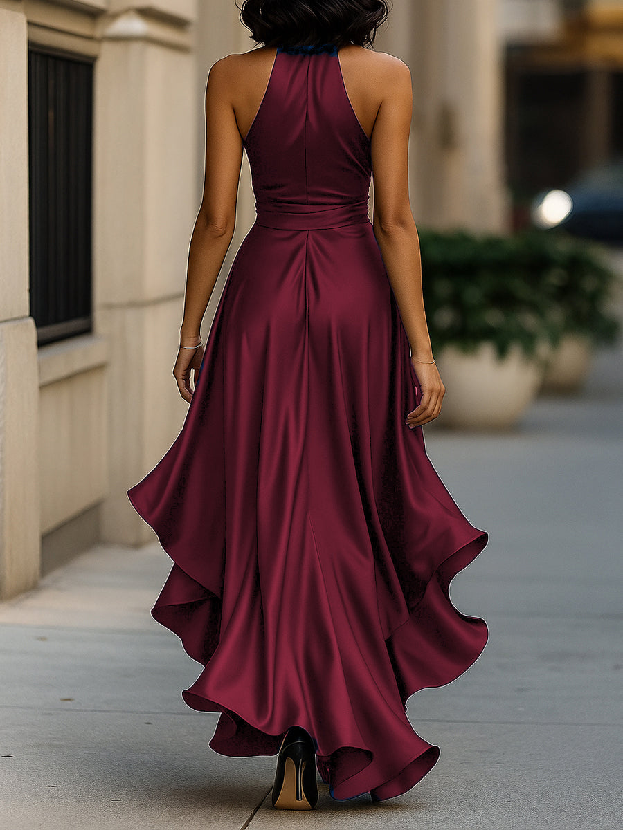 Trendé™ | Valeria Elegantes Satin-Abendkleid