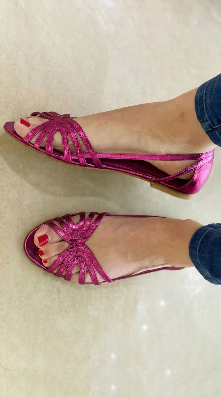 Eleonora | Goldene Sandalen „Luce d'Estate“