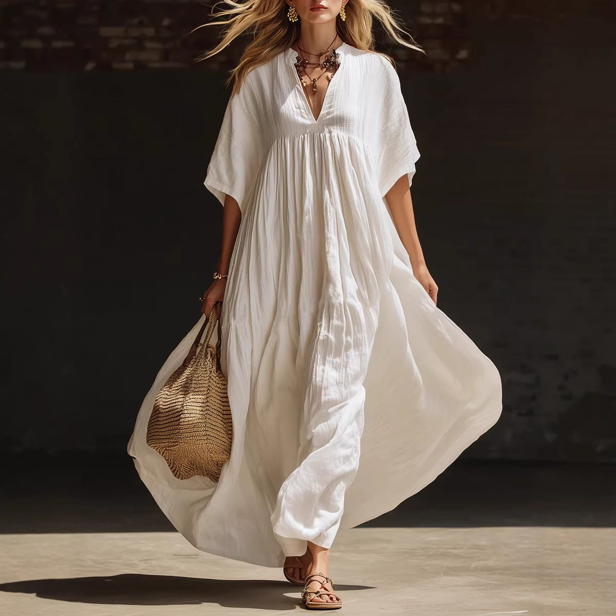 Trendé™ | Alma Luftiges Maxikleid