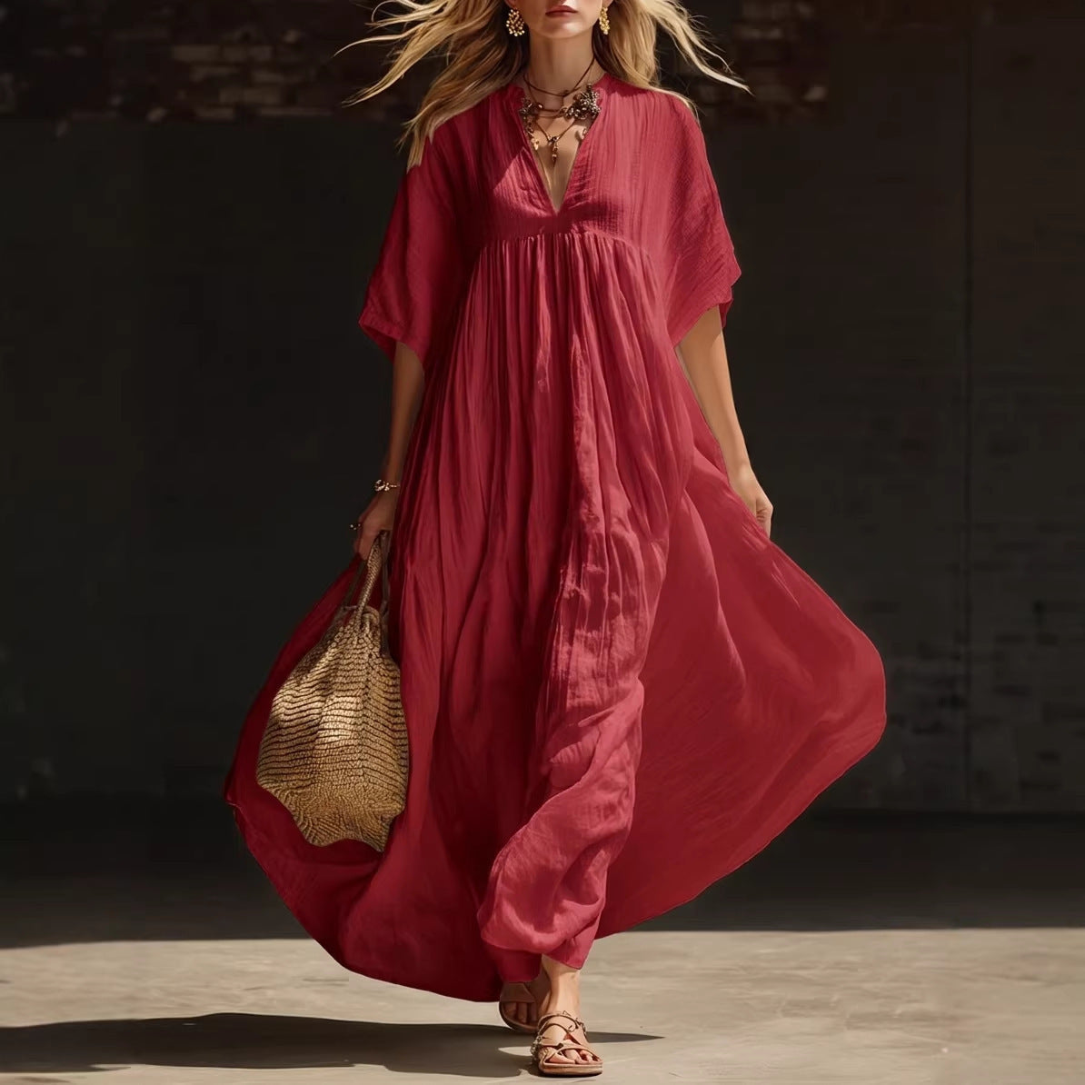 Trendé™ | Alma Luftiges Maxikleid