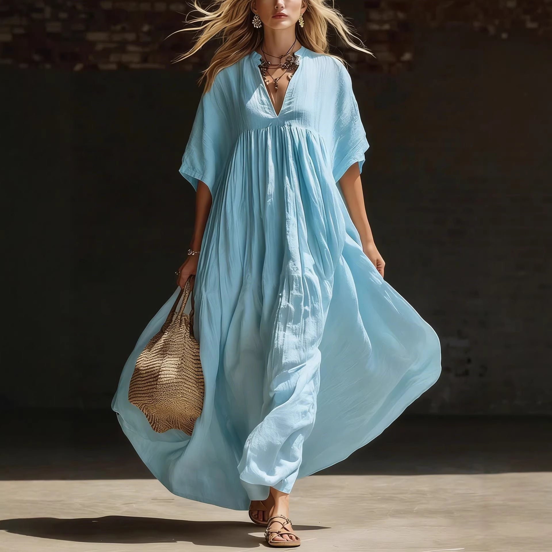 Trendé™ | Alma Luftiges Maxikleid