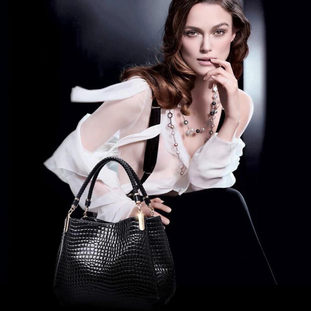 Trendé™ | Valentina54114 Ledertasche mit zeitloser Eleganz