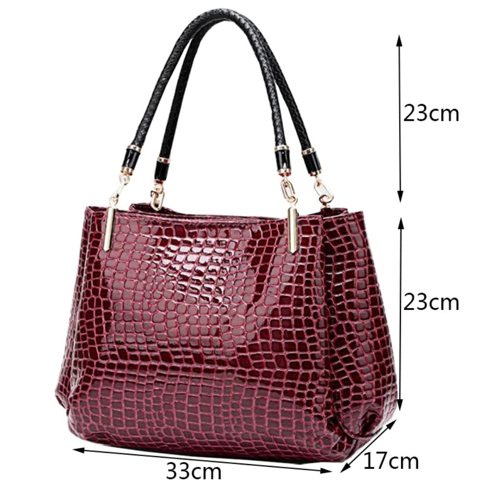 Trendé™ | Valentina54114 Ledertasche mit zeitloser Eleganz