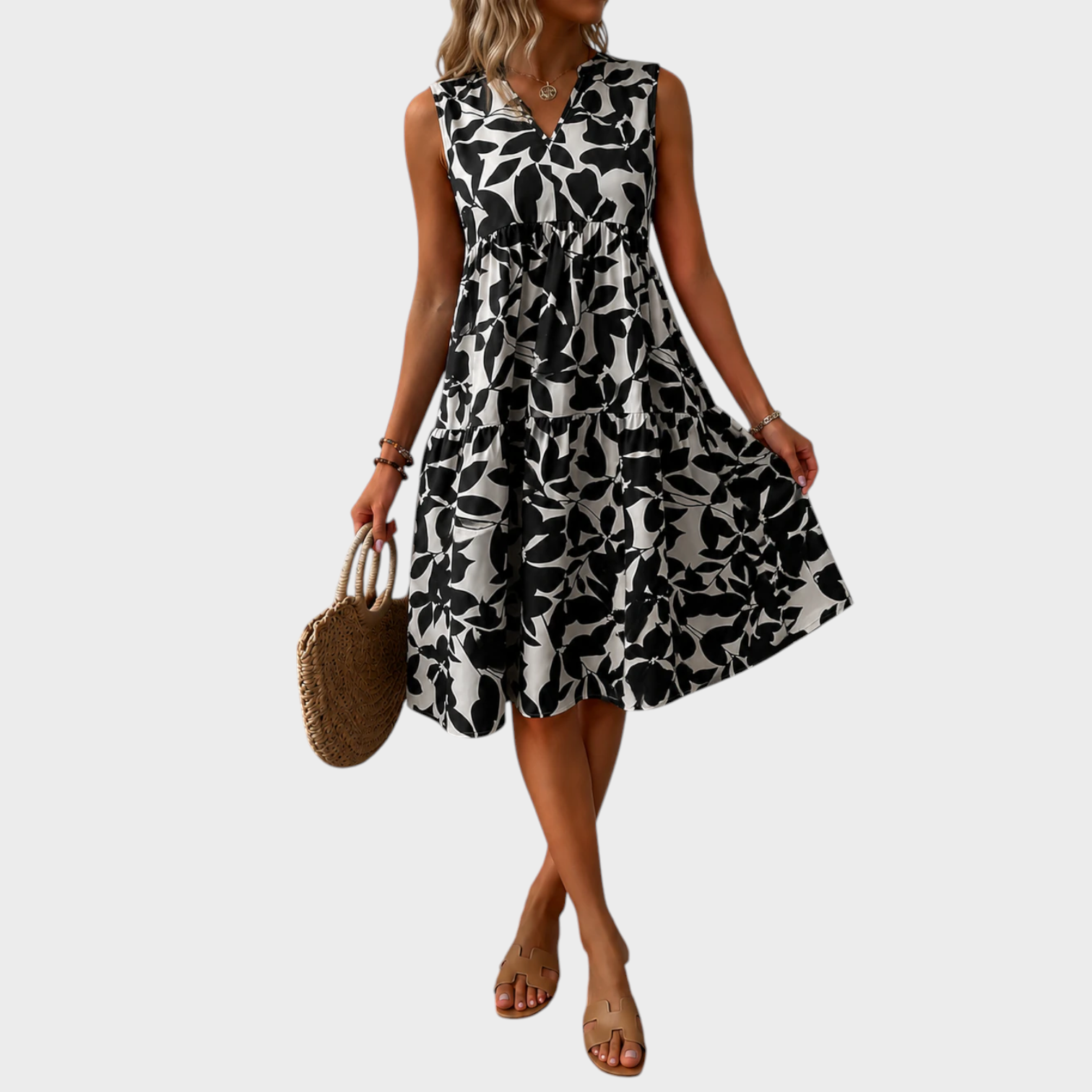 Trendé™ | Soomin Sommerkleid mit Blumenmuster