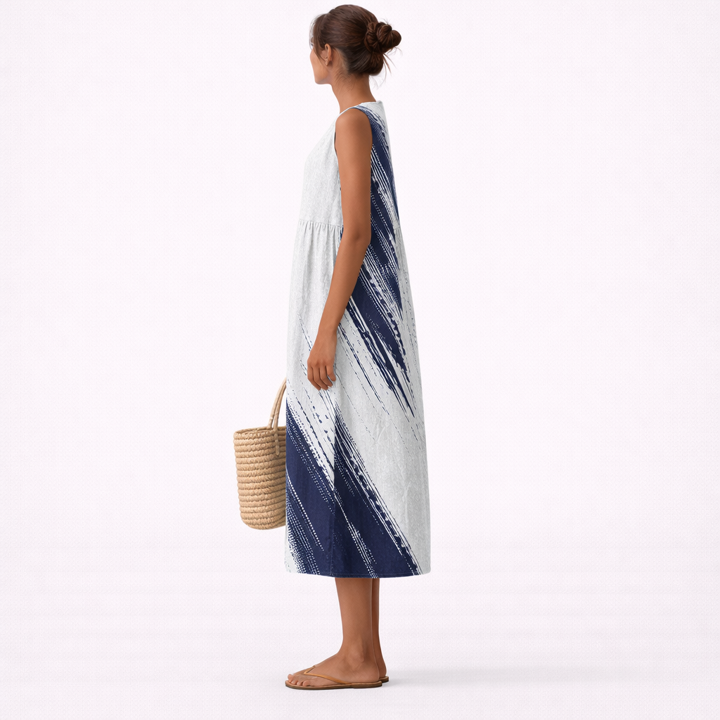 Trendé™ | Elin Elegantes Midi-Kleid für den Alltag