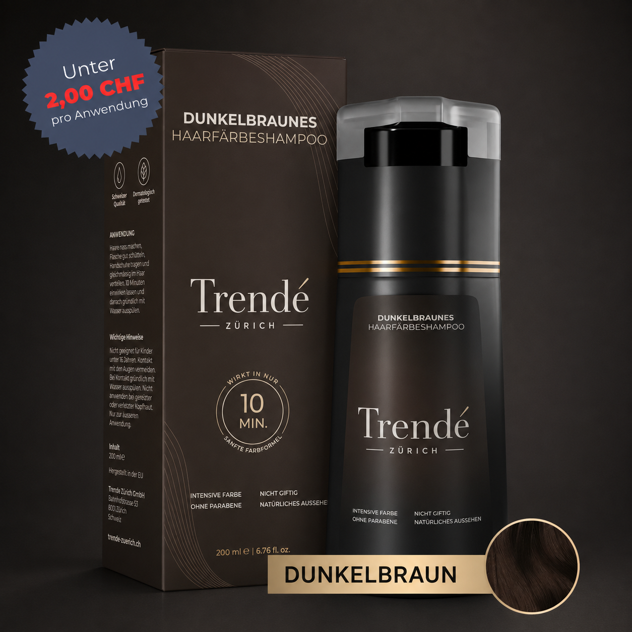 Trendé™ | Sofort-Farbshampoo für graue Haare