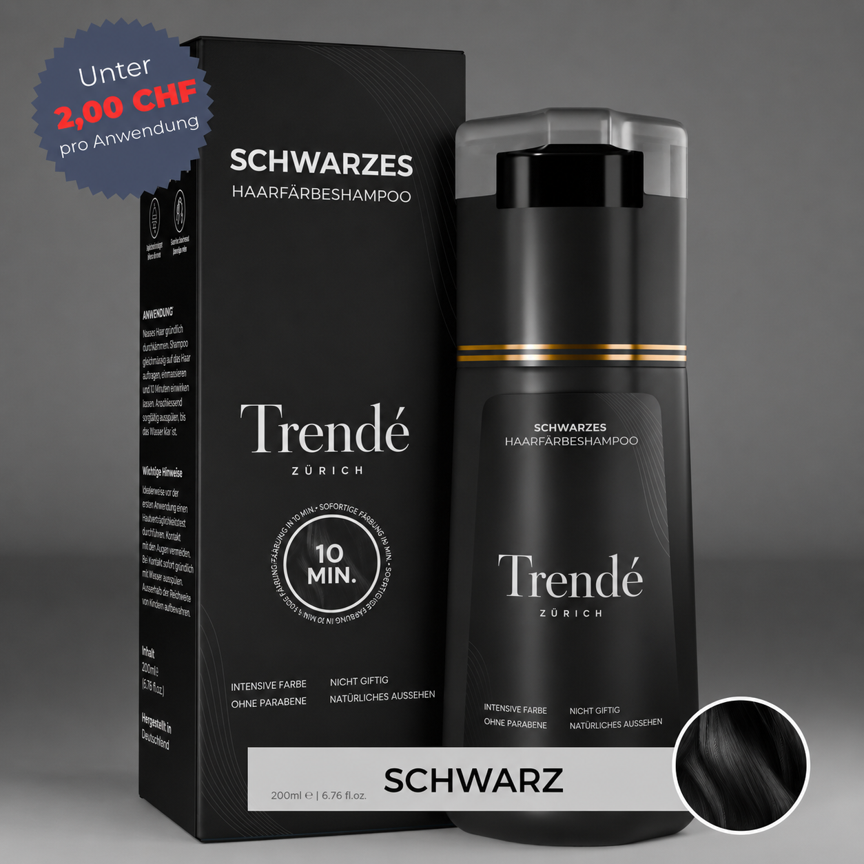 Trendé™ | Sofort-Farbshampoo für graue Haare