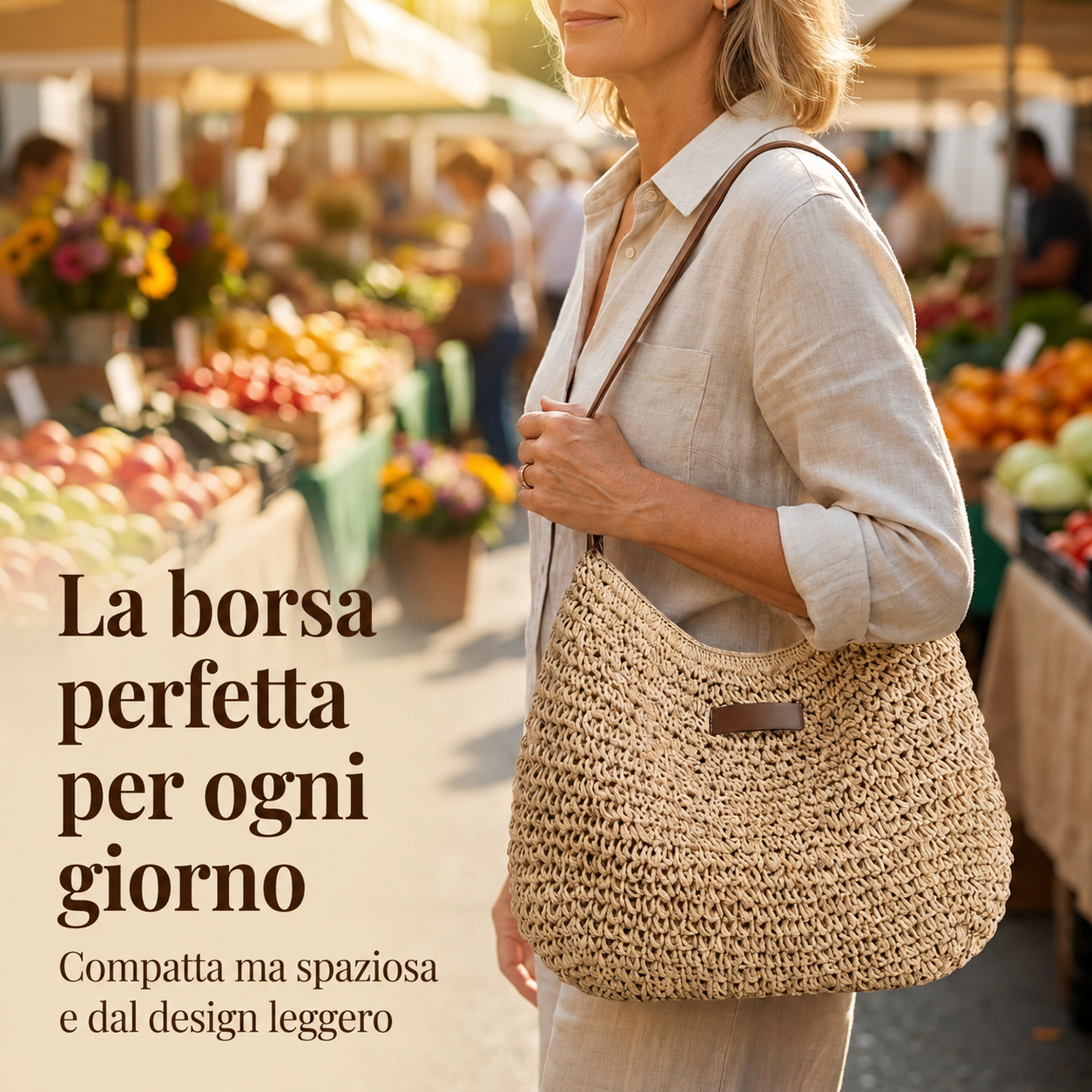 Trendé™ | Simona Stilvolle geflochtene Tasche