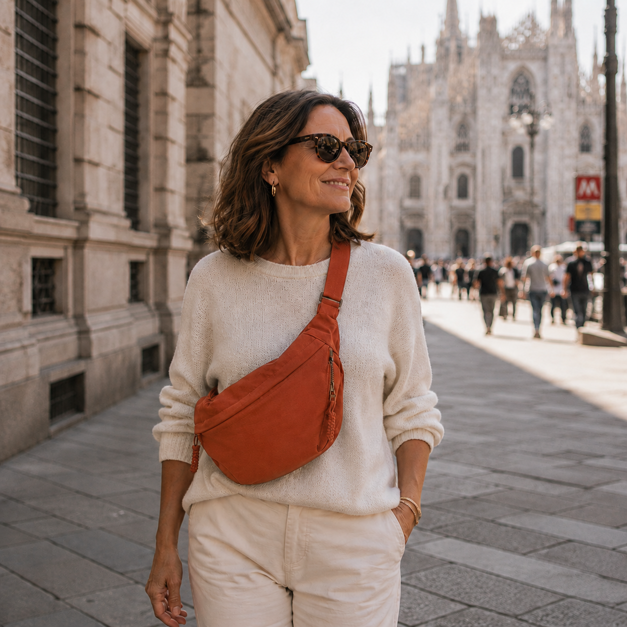 Trendé™ | Siena Orangefarbene Umhängetasche