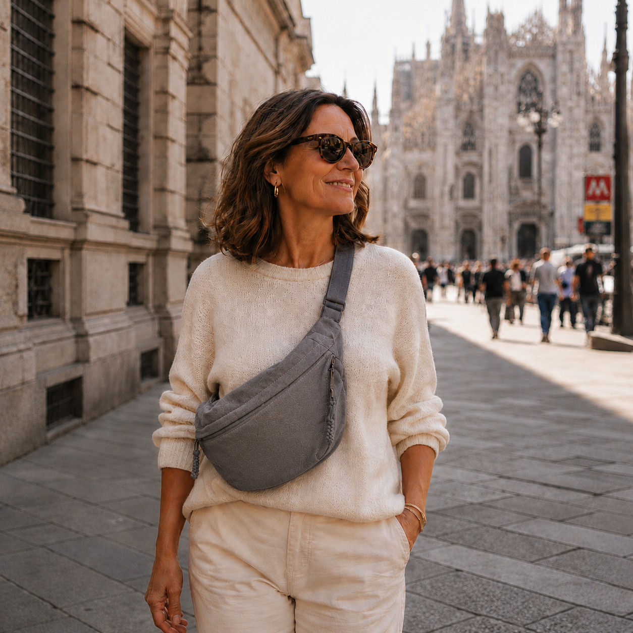 Trendé™ | Liora Graue Umhängetasche