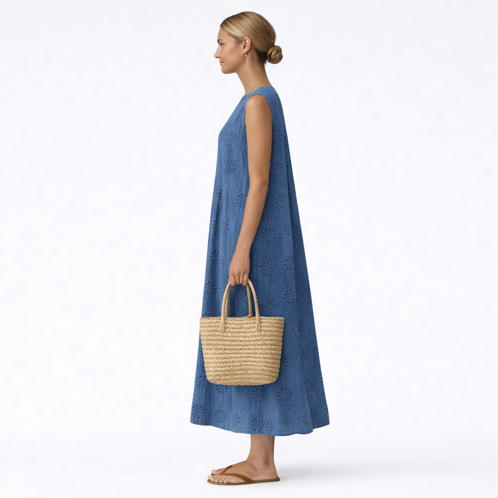 Trendé™ | Ida Sommerliches Midi-Kleid für jeden Tag