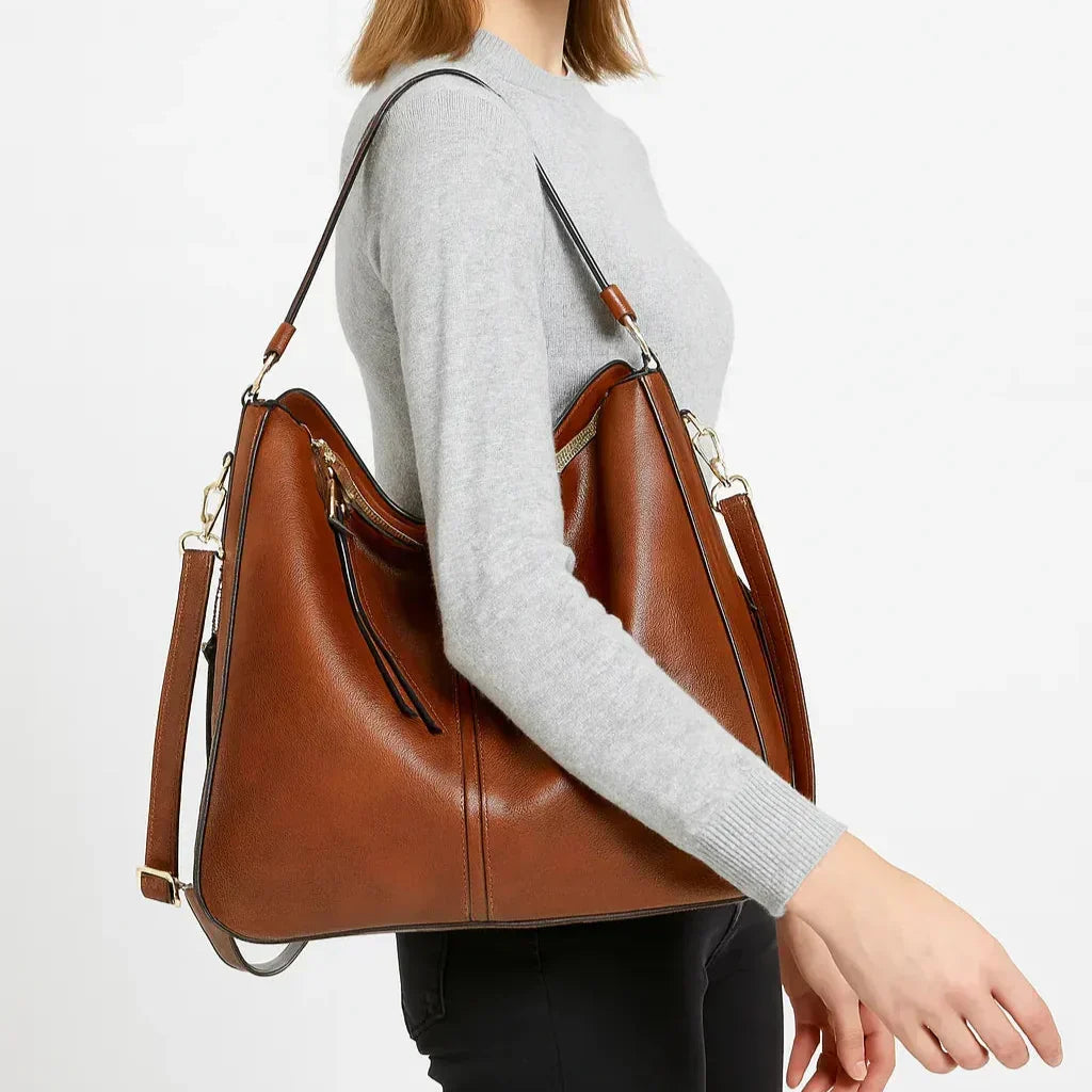 Trendé™ | Mila Ledertasche mit zeitloser Eleganz