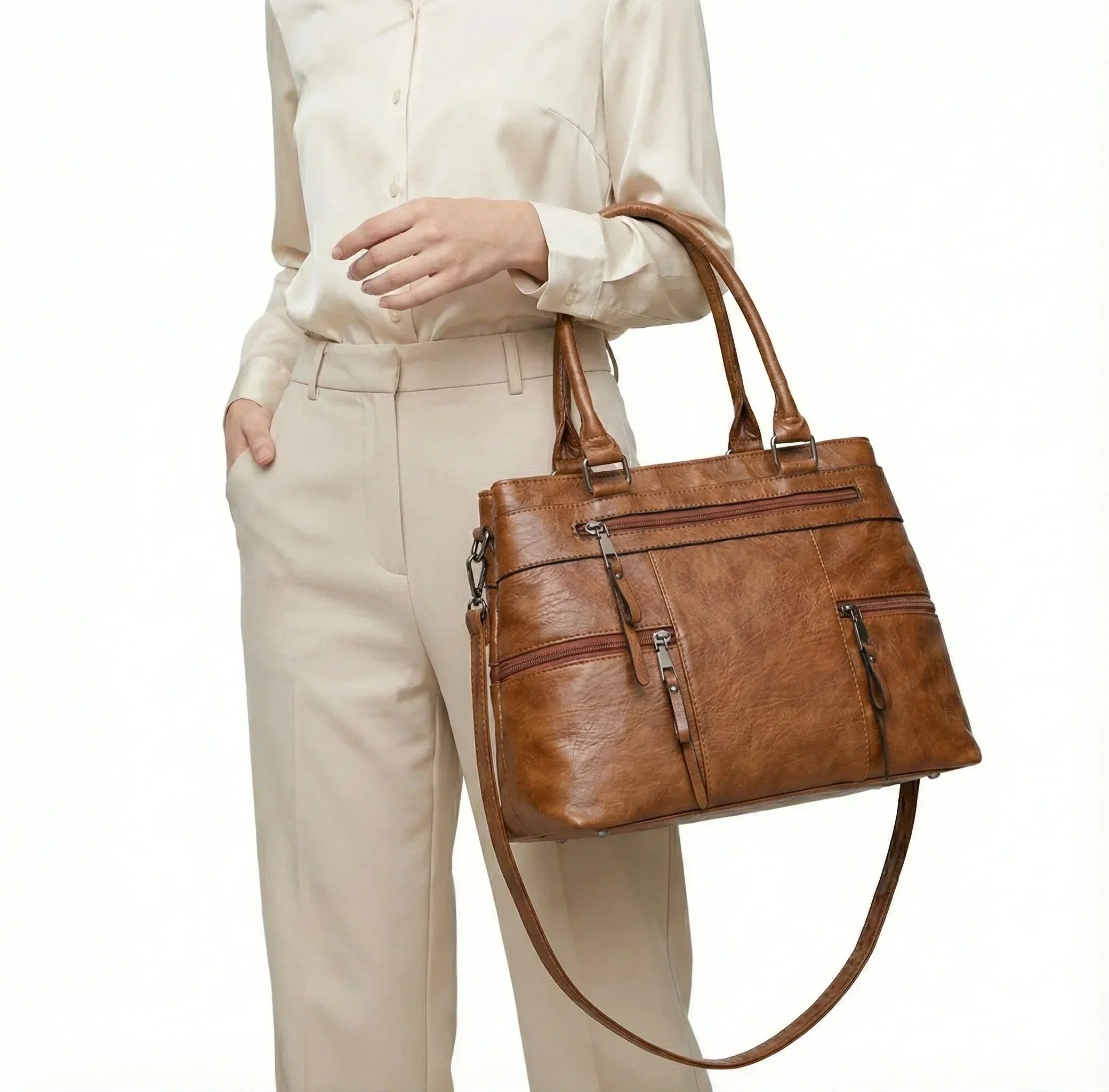 Trendé™ | Verse Ledertasche mit zeitloser Eleganz