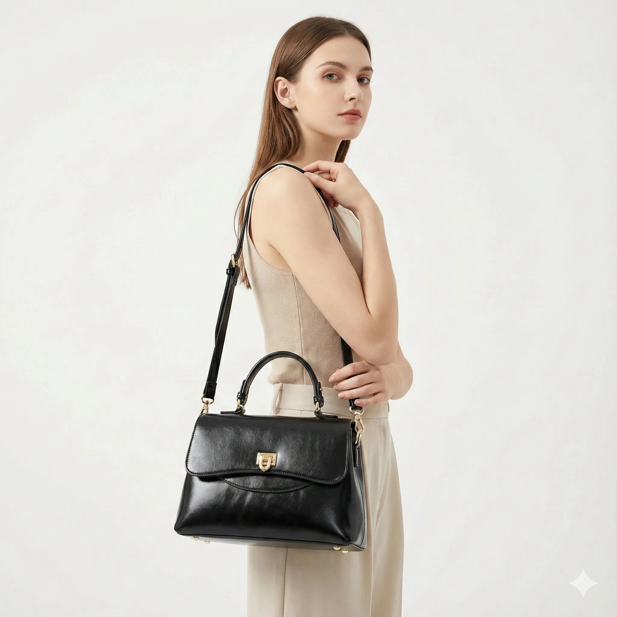 Trendé™ | Sienna Ledertasche mit zeitloser Eleganz